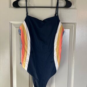 Ripcurl Colorful Striped One-Piece Swimsuit